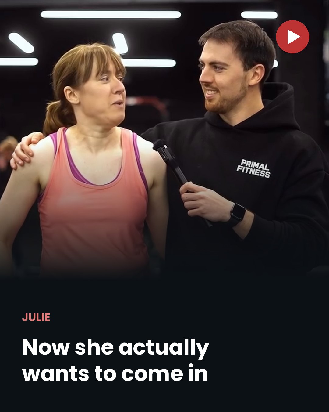 Julie: Now she actually wants to come in