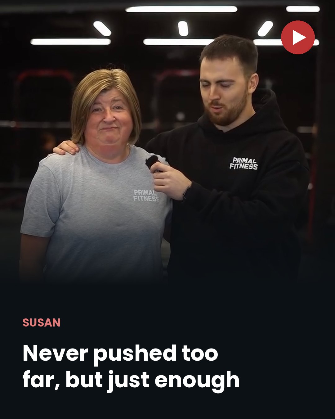 Susan: Never pushed too far, but just enough